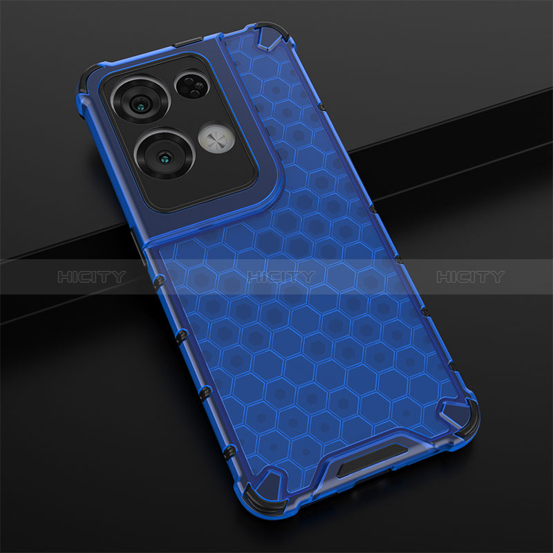 Carcasa Bumper Funda Silicona Transparente 360 Grados AM2 para Oppo Reno9 Pro+ Plus 5G