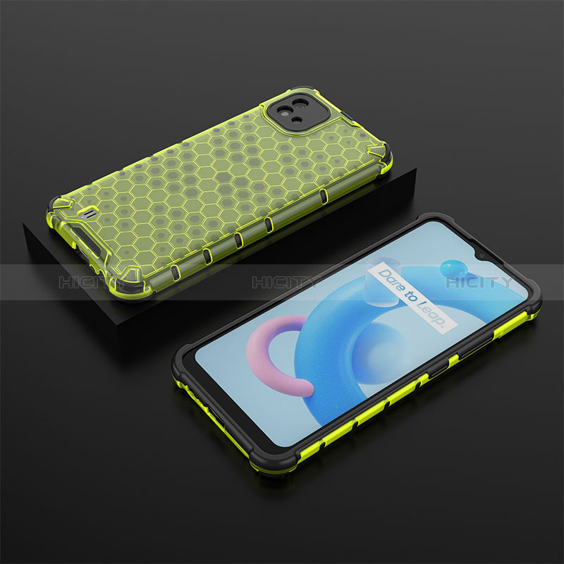 Carcasa Bumper Funda Silicona Transparente 360 Grados AM2 para Realme C11 (2021) Verde