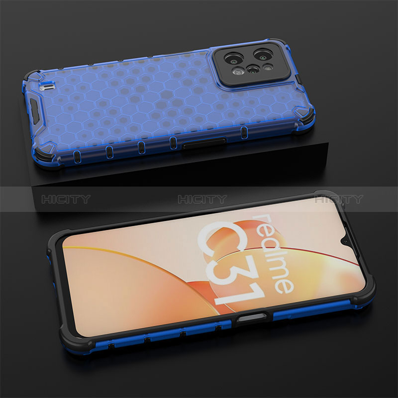 Carcasa Bumper Funda Silicona Transparente 360 Grados AM2 para Realme C31