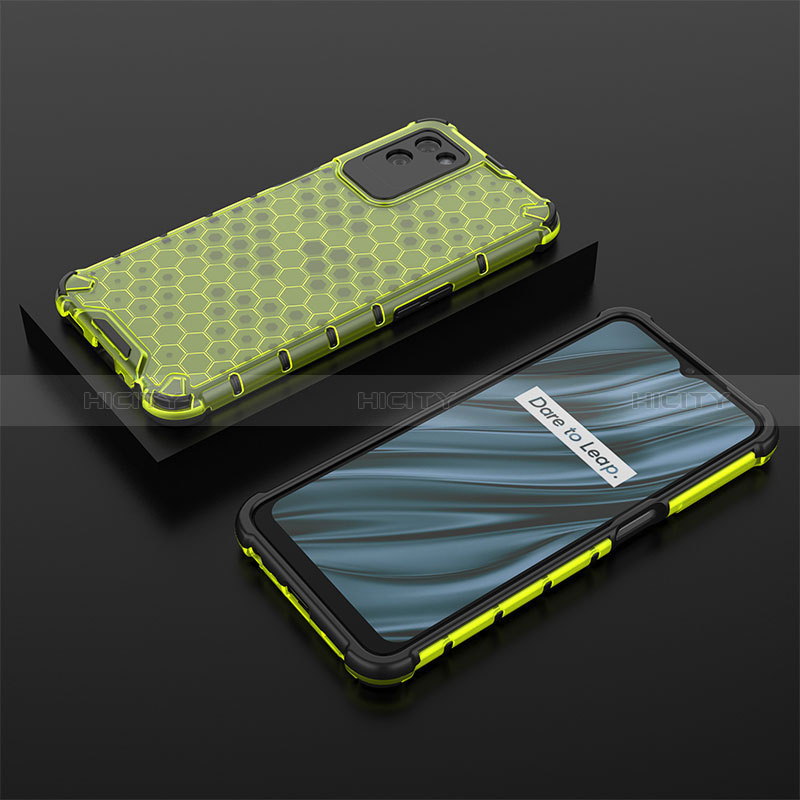 Carcasa Bumper Funda Silicona Transparente 360 Grados AM2 para Realme V11 5G Verde