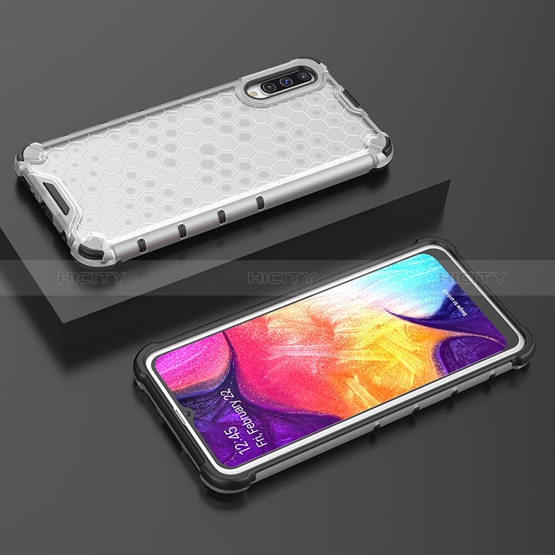 Carcasa Bumper Funda Silicona Transparente 360 Grados AM2 para Samsung Galaxy A50