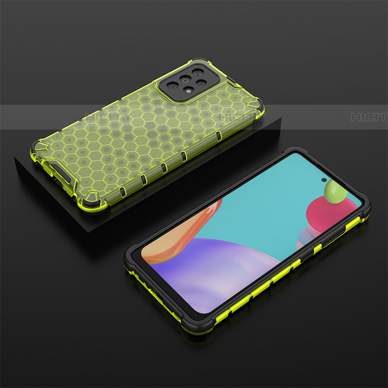 Carcasa Bumper Funda Silicona Transparente 360 Grados AM2 para Samsung Galaxy A52 4G Verde