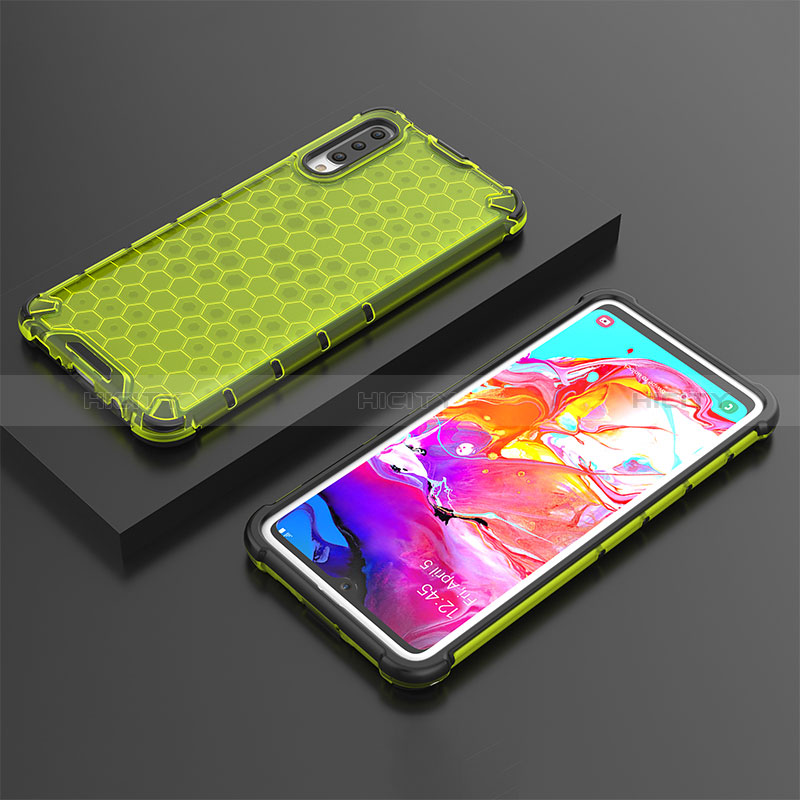 Carcasa Bumper Funda Silicona Transparente 360 Grados AM2 para Samsung Galaxy A70