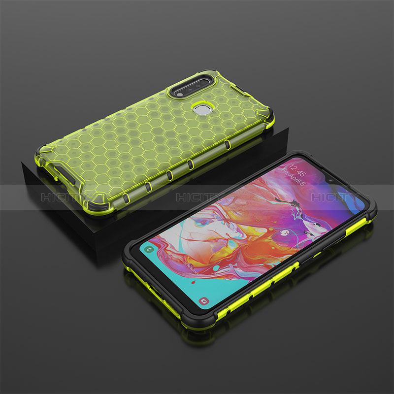 Carcasa Bumper Funda Silicona Transparente 360 Grados AM2 para Samsung Galaxy A70E