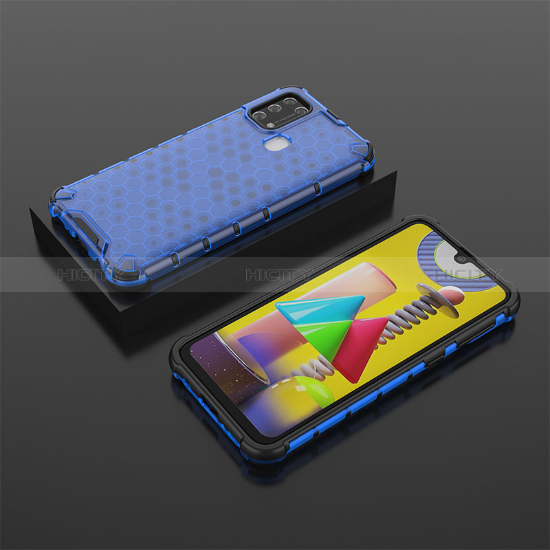 Carcasa Bumper Funda Silicona Transparente 360 Grados AM2 para Samsung Galaxy M21s