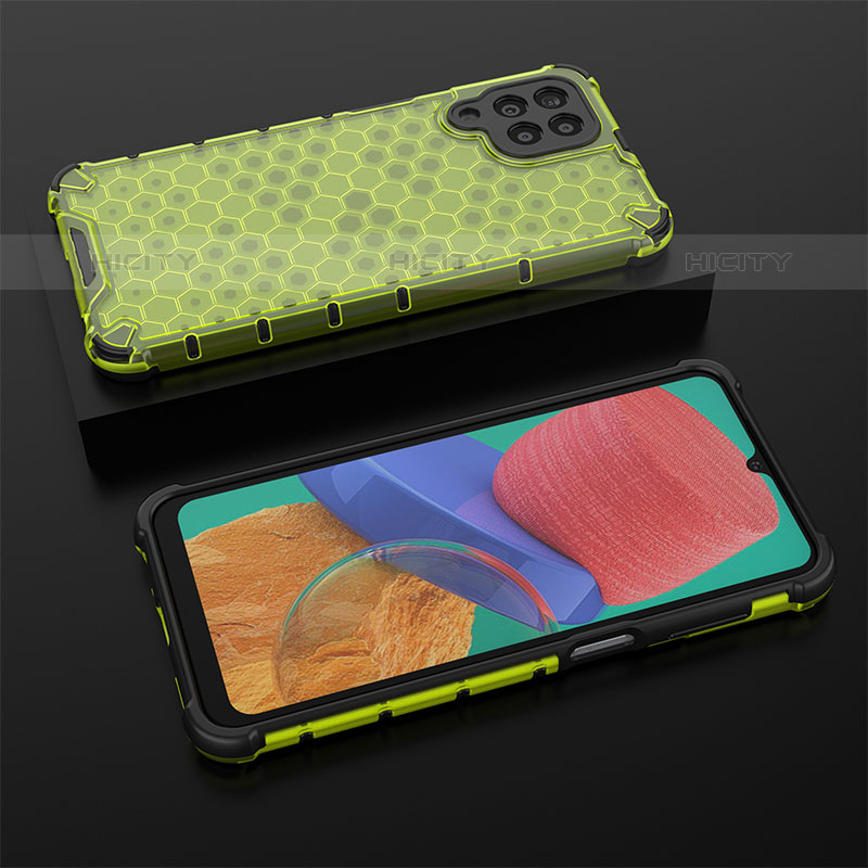 Carcasa Bumper Funda Silicona Transparente 360 Grados AM2 para Samsung Galaxy M33 5G Verde