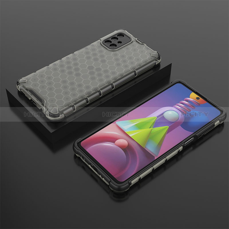 Carcasa Bumper Funda Silicona Transparente 360 Grados AM2 para Samsung Galaxy M51