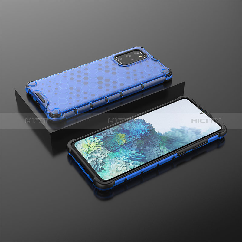 Carcasa Bumper Funda Silicona Transparente 360 Grados AM2 para Samsung Galaxy S20 Plus