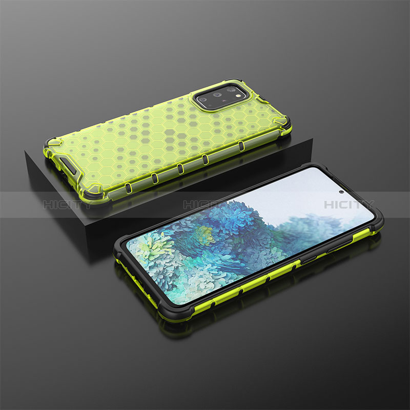 Carcasa Bumper Funda Silicona Transparente 360 Grados AM2 para Samsung Galaxy S20 Plus 5G Verde