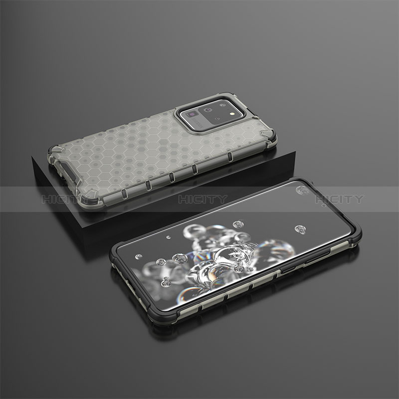 Carcasa Bumper Funda Silicona Transparente 360 Grados AM2 para Samsung Galaxy S20 Ultra 5G