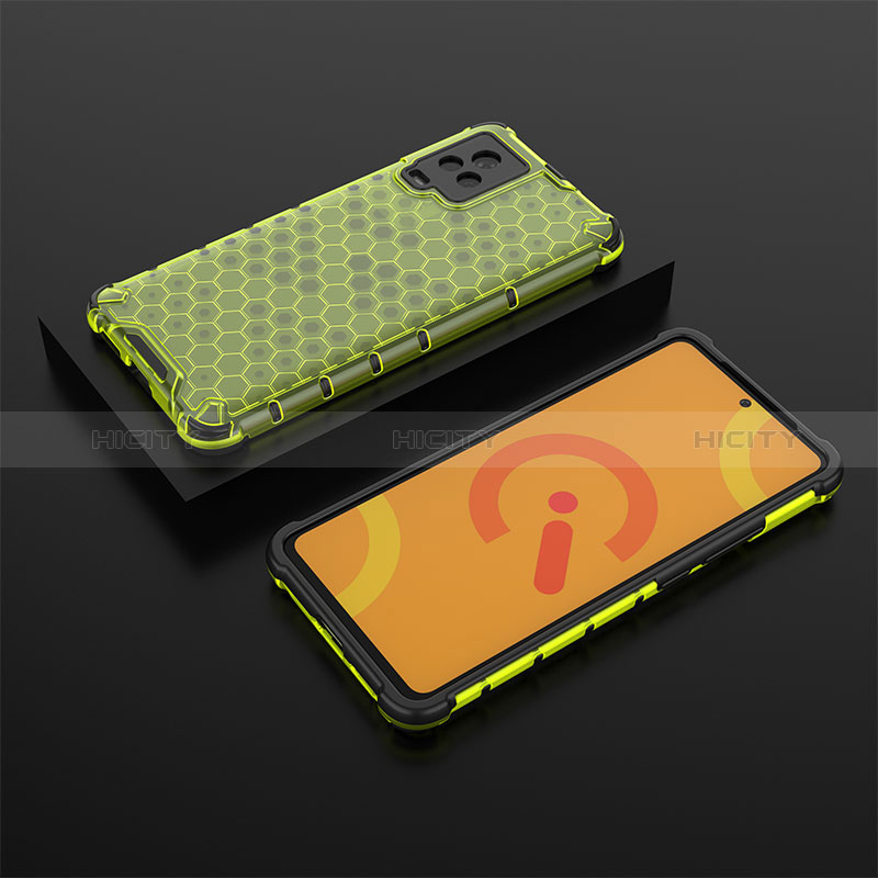 Carcasa Bumper Funda Silicona Transparente 360 Grados AM2 para Vivo iQOO 7 Legend 5G Verde