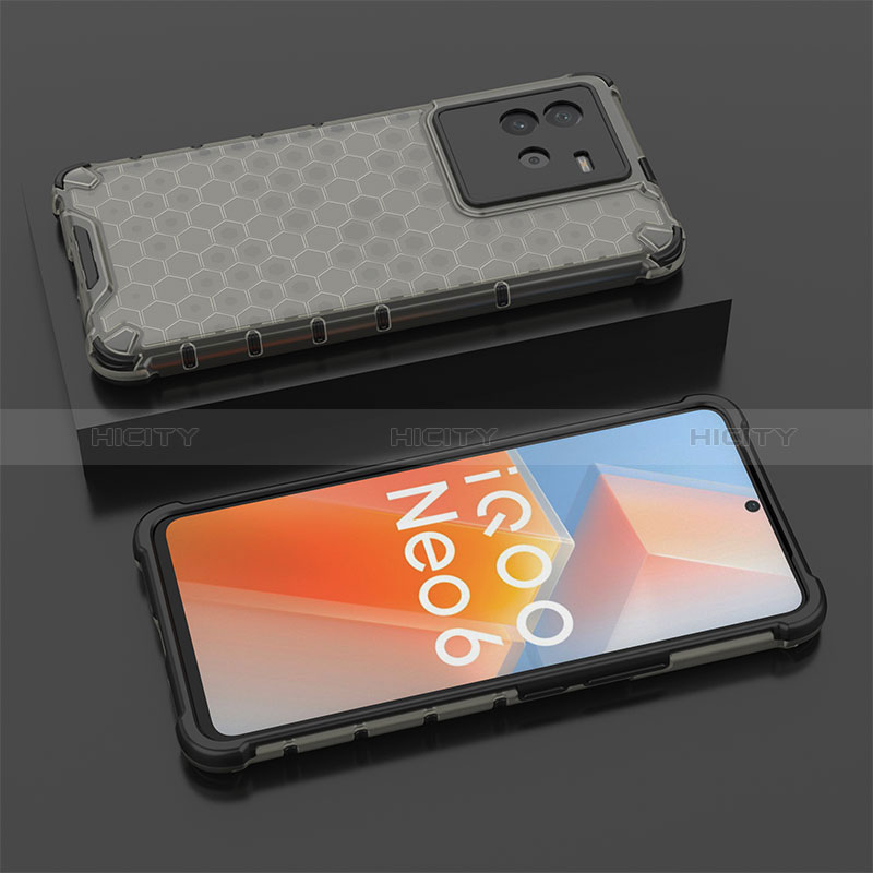 Carcasa Bumper Funda Silicona Transparente 360 Grados AM2 para Vivo iQOO Neo6 5G