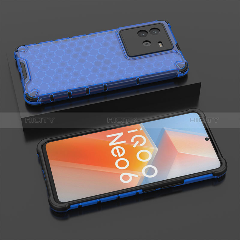 Carcasa Bumper Funda Silicona Transparente 360 Grados AM2 para Vivo iQOO Neo6 5G