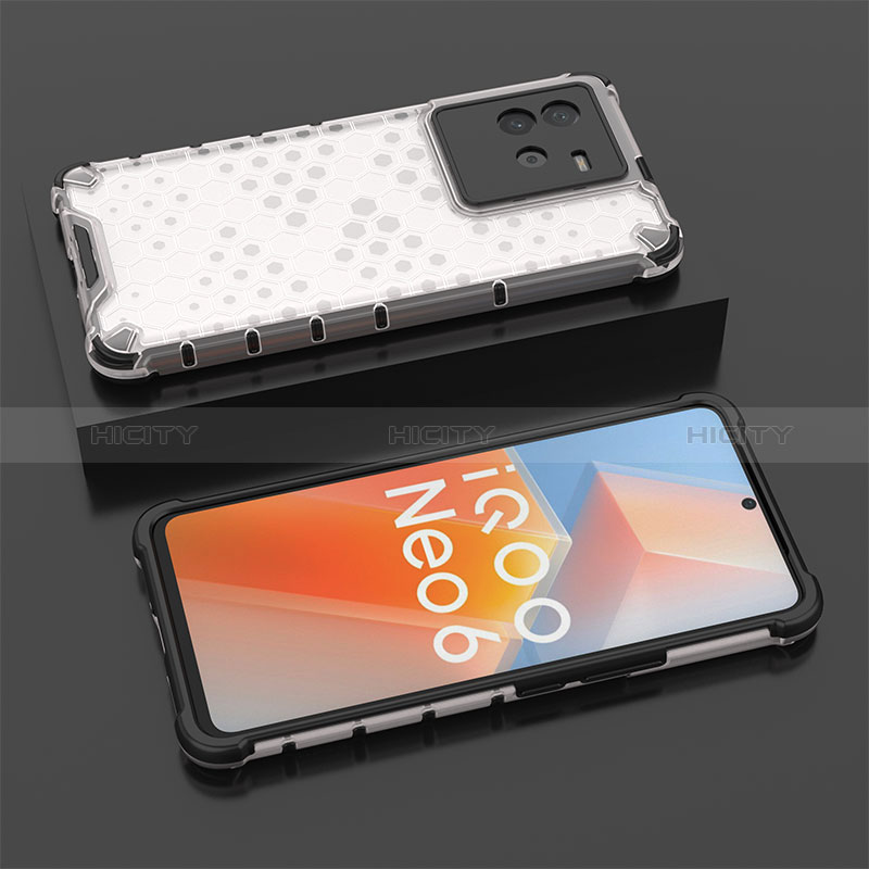 Carcasa Bumper Funda Silicona Transparente 360 Grados AM2 para Vivo iQOO Neo6 SE 5G