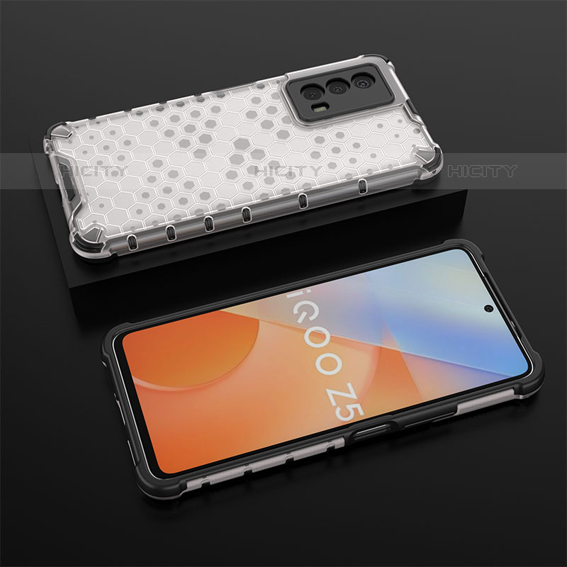 Carcasa Bumper Funda Silicona Transparente 360 Grados AM2 para Vivo iQOO Z5 5G