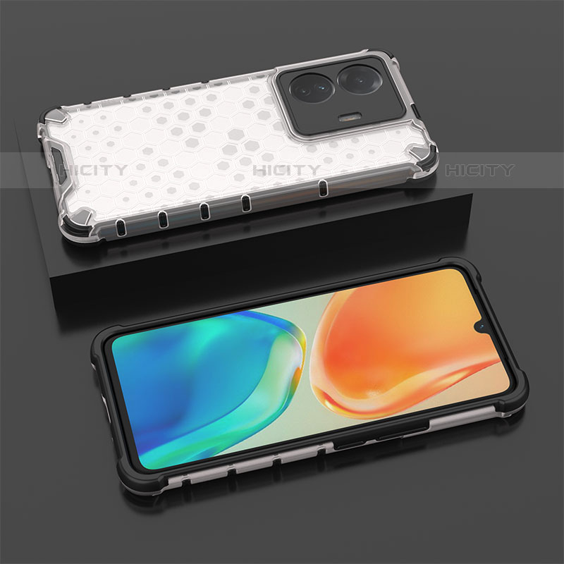 Carcasa Bumper Funda Silicona Transparente 360 Grados AM2 para Vivo iQOO Z6 Pro 5G