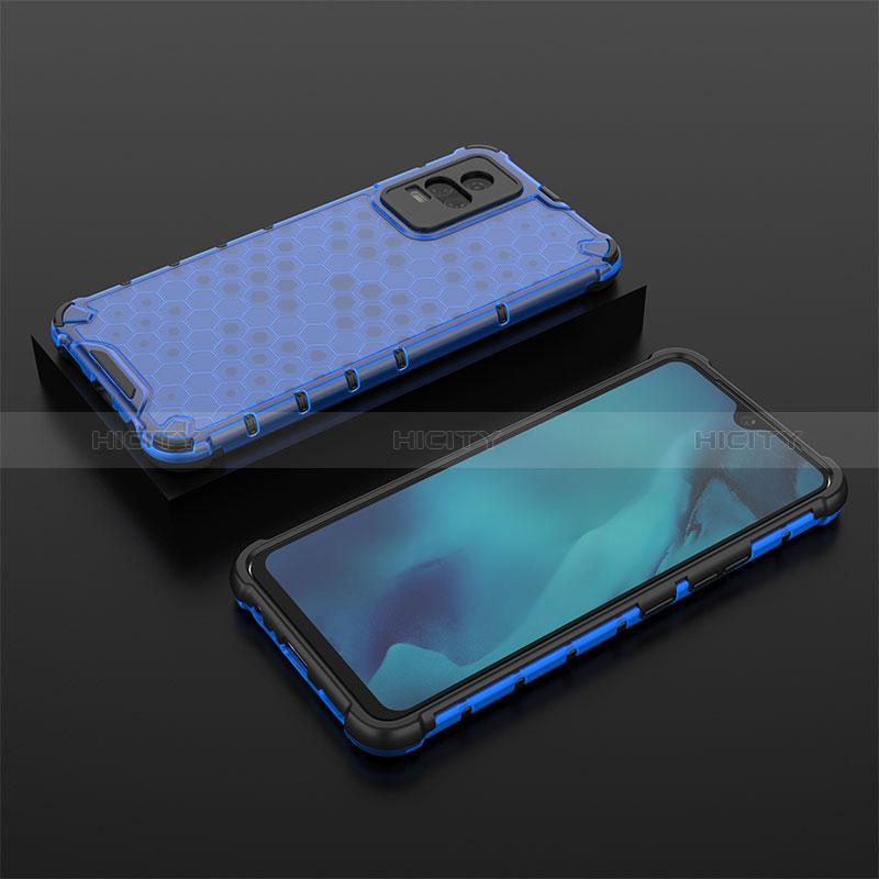 Carcasa Bumper Funda Silicona Transparente 360 Grados AM2 para Vivo V21e 4G