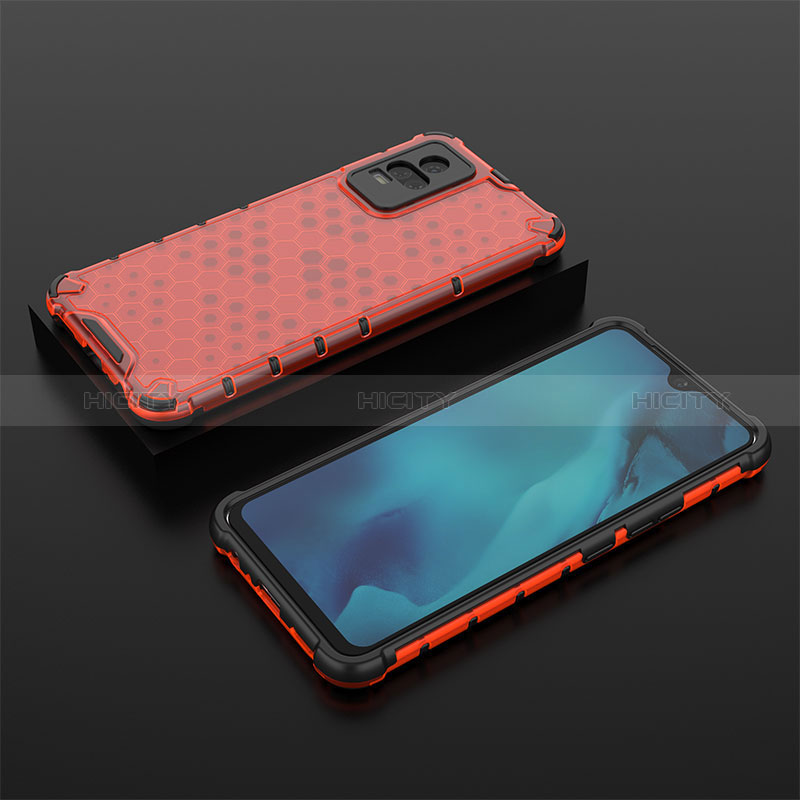 Carcasa Bumper Funda Silicona Transparente 360 Grados AM2 para Vivo V21e 4G