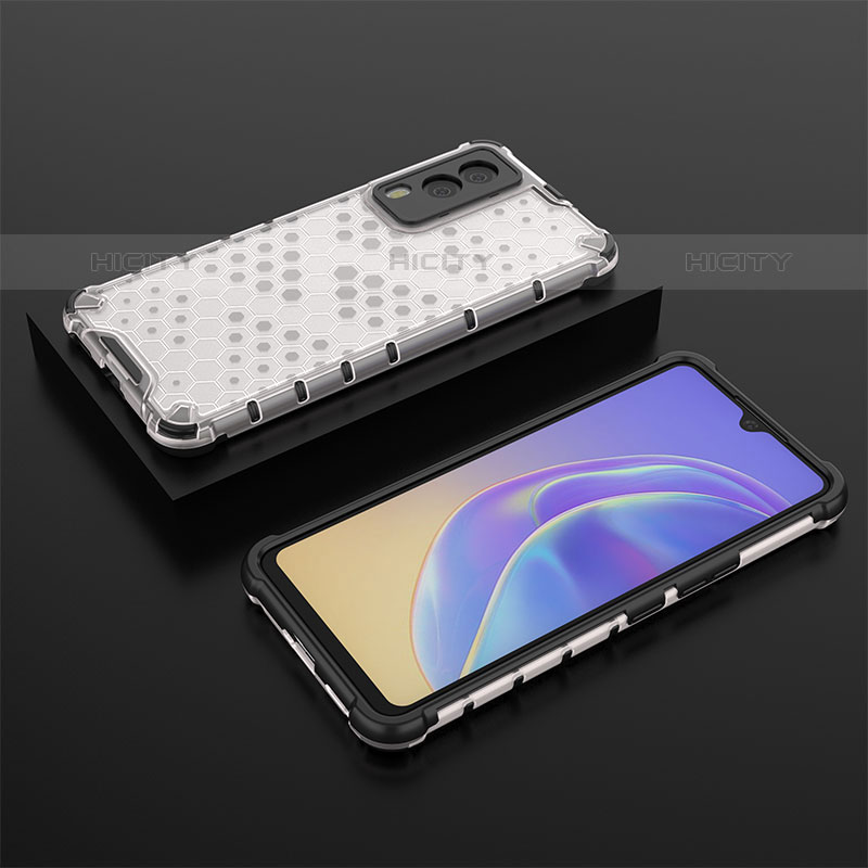 Carcasa Bumper Funda Silicona Transparente 360 Grados AM2 para Vivo V21e 5G