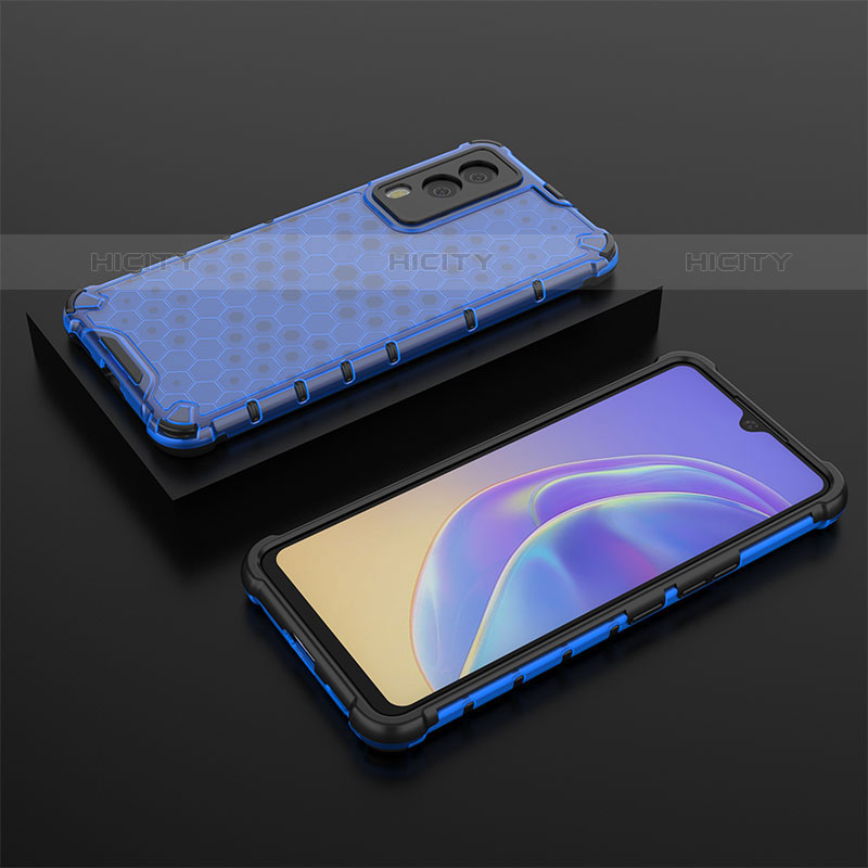 Carcasa Bumper Funda Silicona Transparente 360 Grados AM2 para Vivo V21e 5G