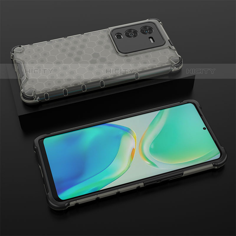 Carcasa Bumper Funda Silicona Transparente 360 Grados AM2 para Vivo V25 Pro 5G