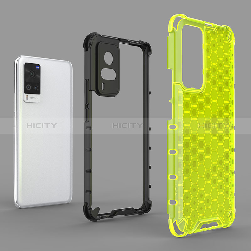 Carcasa Bumper Funda Silicona Transparente 360 Grados AM2 para Vivo X60 Pro 5G