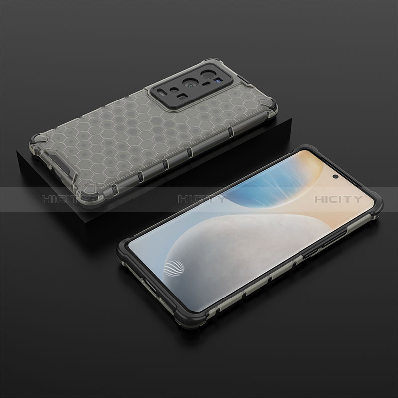 Carcasa Bumper Funda Silicona Transparente 360 Grados AM2 para Vivo X60 Pro+ Plus 5G