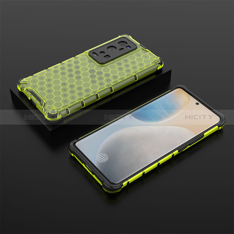 Carcasa Bumper Funda Silicona Transparente 360 Grados AM2 para Vivo X60 Pro+ Plus 5G