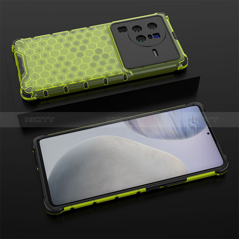 Carcasa Bumper Funda Silicona Transparente 360 Grados AM2 para Vivo X80 Pro 5G