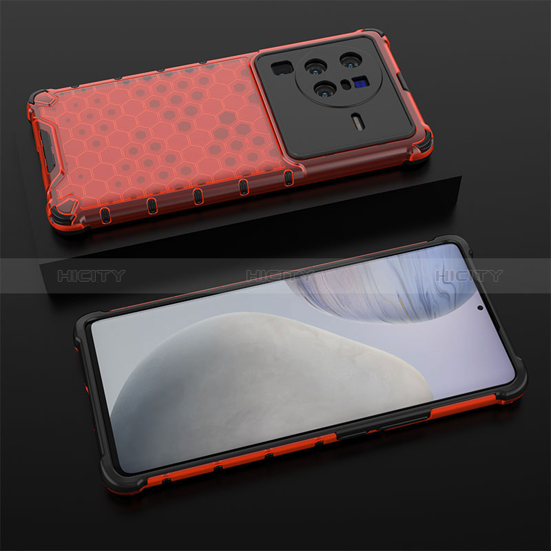 Carcasa Bumper Funda Silicona Transparente 360 Grados AM2 para Vivo X80 Pro 5G