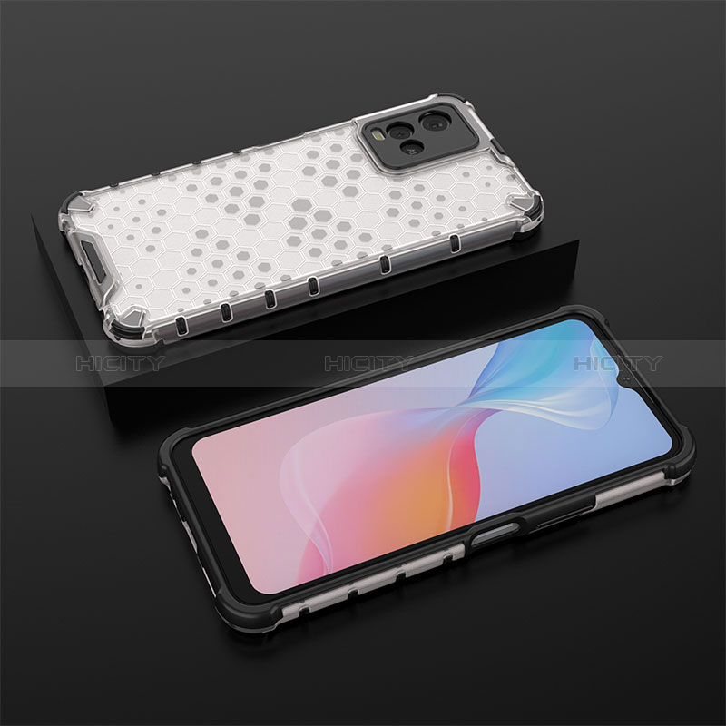 Carcasa Bumper Funda Silicona Transparente 360 Grados AM2 para Vivo Y21a