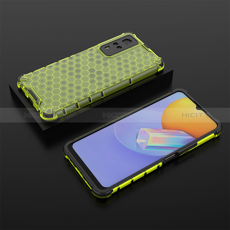 Carcasa Bumper Funda Silicona Transparente 360 Grados AM2 para Vivo Y51 (2021) Verde