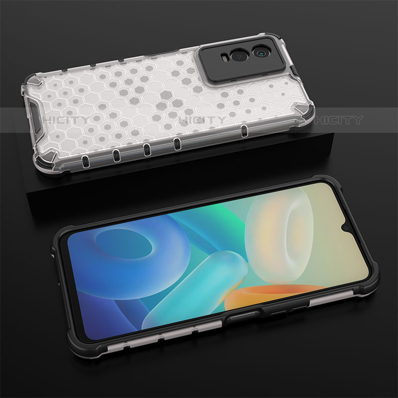 Carcasa Bumper Funda Silicona Transparente 360 Grados AM2 para Vivo Y74s 5G