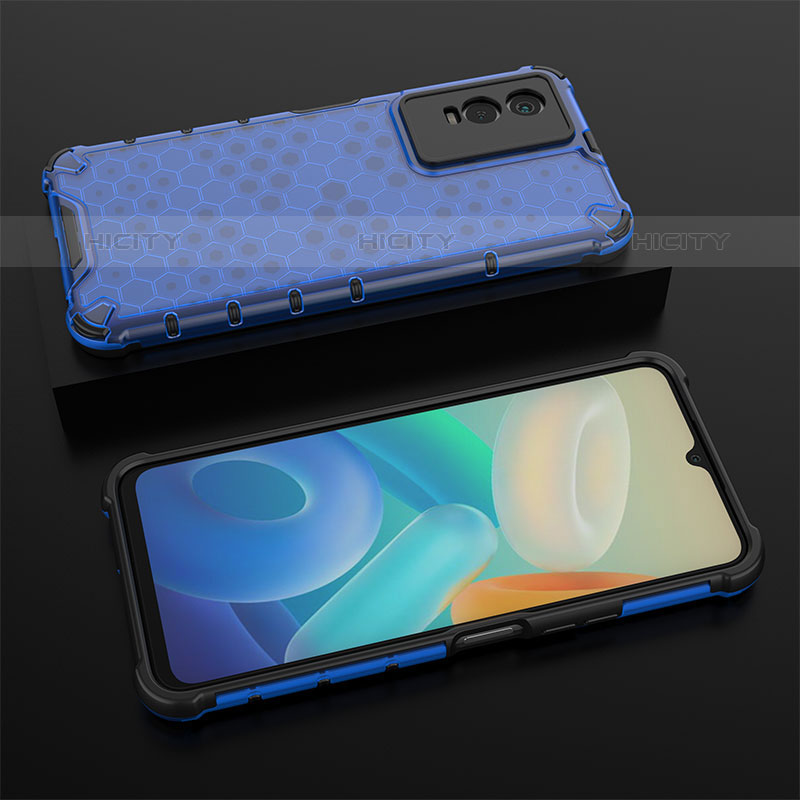 Carcasa Bumper Funda Silicona Transparente 360 Grados AM2 para Vivo Y74s 5G