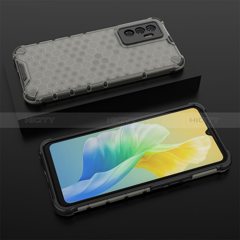 Carcasa Bumper Funda Silicona Transparente 360 Grados AM2 para Vivo Y75 4G