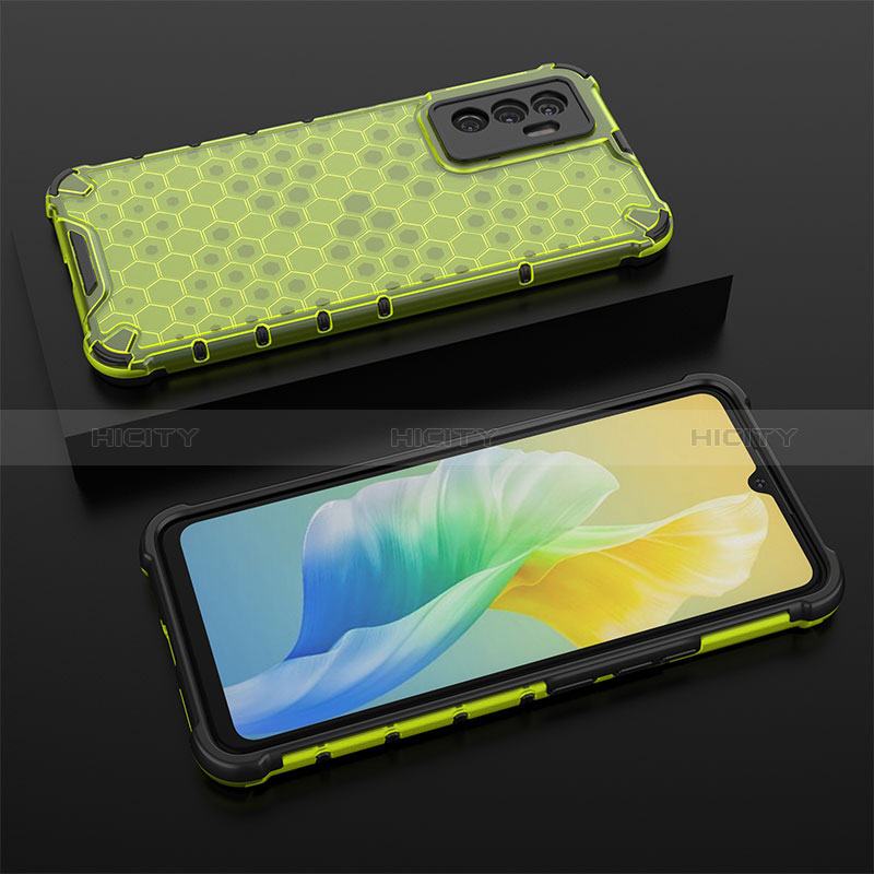 Carcasa Bumper Funda Silicona Transparente 360 Grados AM2 para Vivo Y75 4G