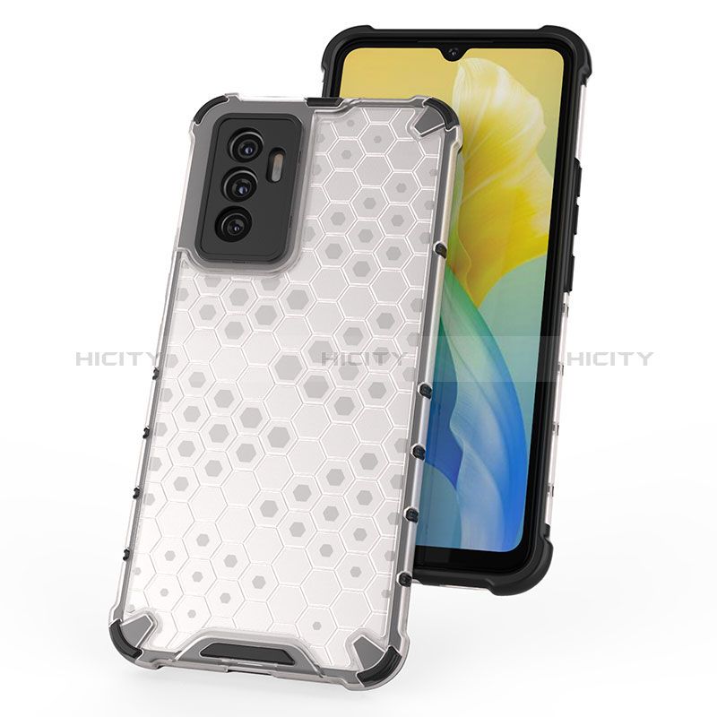 Carcasa Bumper Funda Silicona Transparente 360 Grados AM2 para Vivo Y75 4G