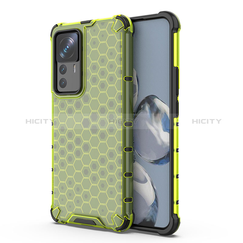 Carcasa Bumper Funda Silicona Transparente 360 Grados AM2 para Xiaomi Mi 12T 5G Verde