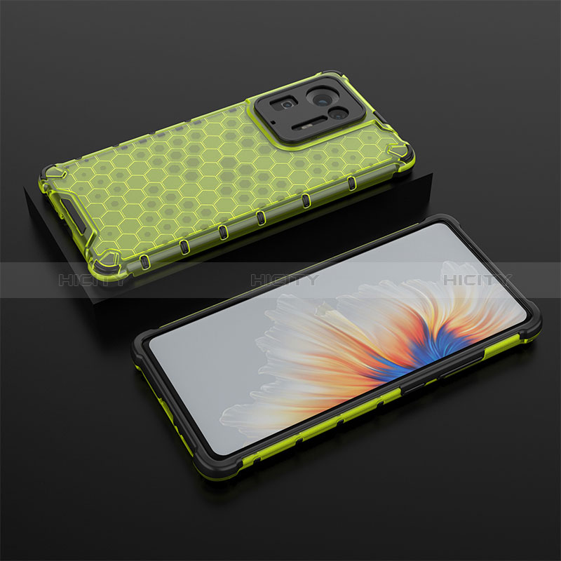 Carcasa Bumper Funda Silicona Transparente 360 Grados AM2 para Xiaomi Mi Mix 4 5G Verde