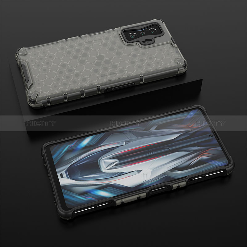 Carcasa Bumper Funda Silicona Transparente 360 Grados AM2 para Xiaomi Poco F4 GT 5G Negro
