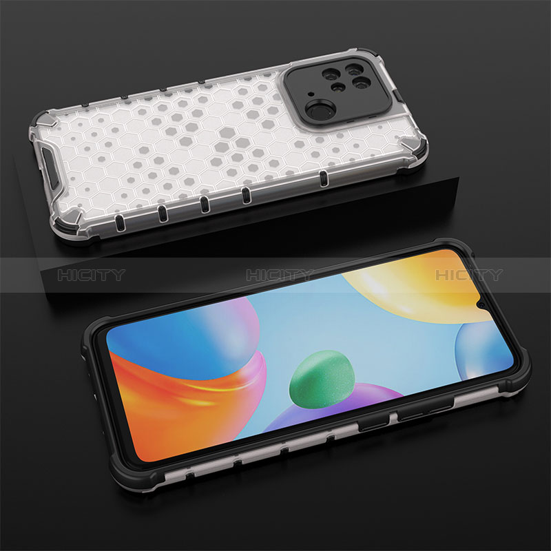 Carcasa Bumper Funda Silicona Transparente 360 Grados AM2 para Xiaomi Redmi 10 India