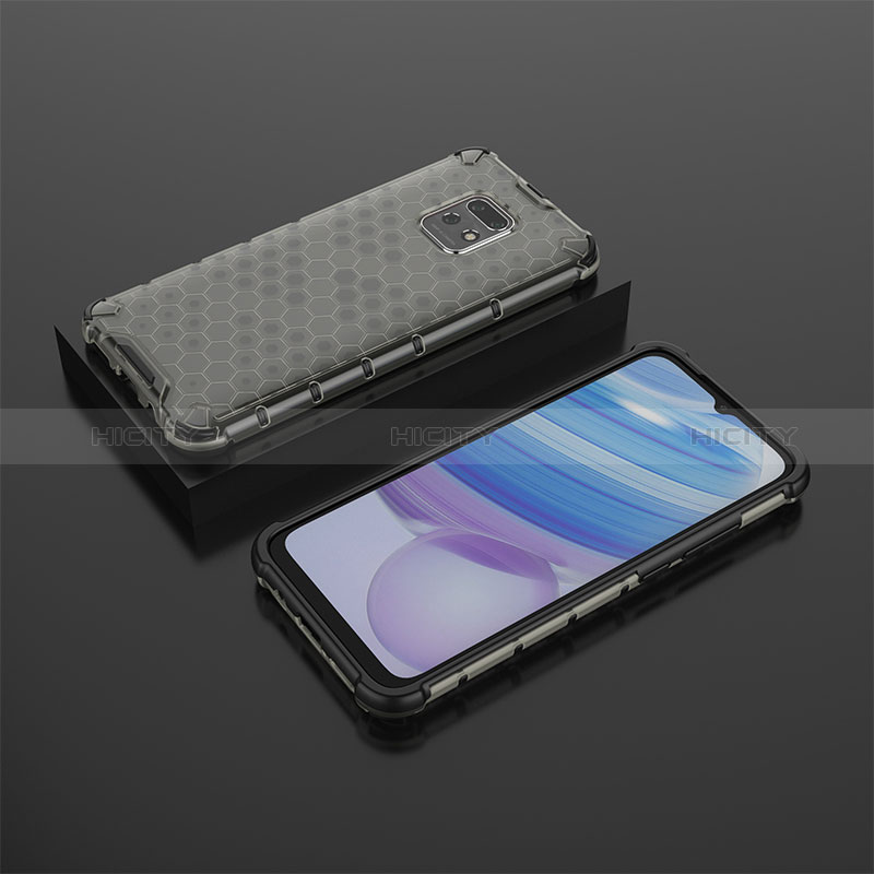 Carcasa Bumper Funda Silicona Transparente 360 Grados AM2 para Xiaomi Redmi 10X Pro 5G Negro