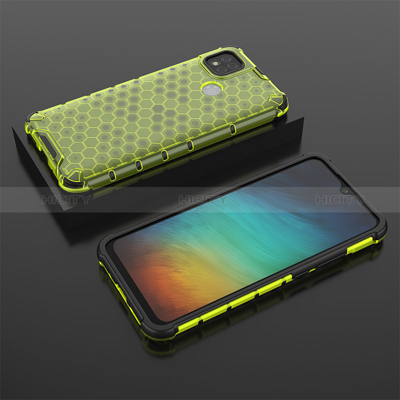 Carcasa Bumper Funda Silicona Transparente 360 Grados AM2 para Xiaomi Redmi 9C NFC Verde