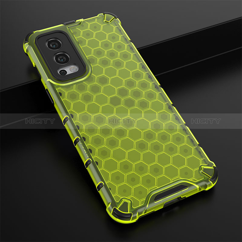 Carcasa Bumper Funda Silicona Transparente 360 Grados AM3 para OnePlus Nord 2 5G Verde