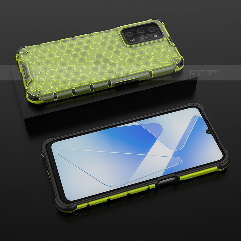 Carcasa Bumper Funda Silicona Transparente 360 Grados AM3 para Oppo A53s 5G Verde