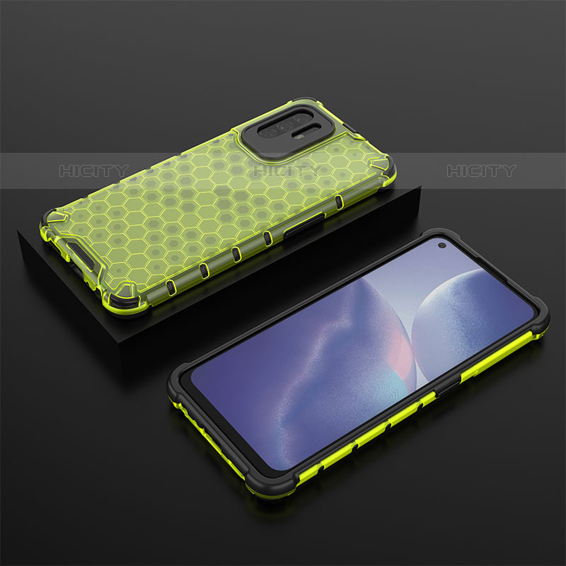 Carcasa Bumper Funda Silicona Transparente 360 Grados AM3 para Oppo A95 5G Verde