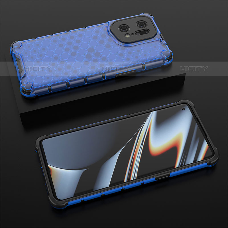 Carcasa Bumper Funda Silicona Transparente 360 Grados AM3 para Oppo Find X5 Pro 5G