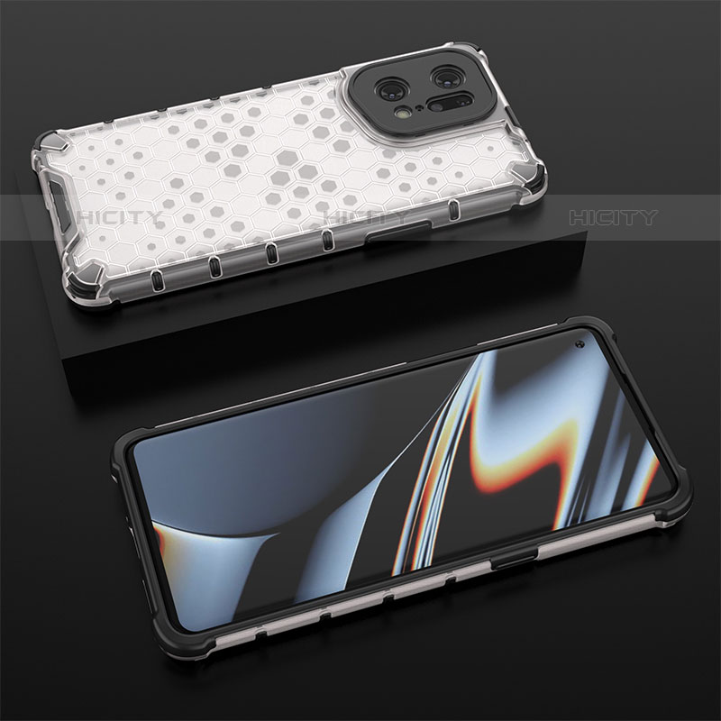 Carcasa Bumper Funda Silicona Transparente 360 Grados AM3 para Oppo Find X5 Pro 5G