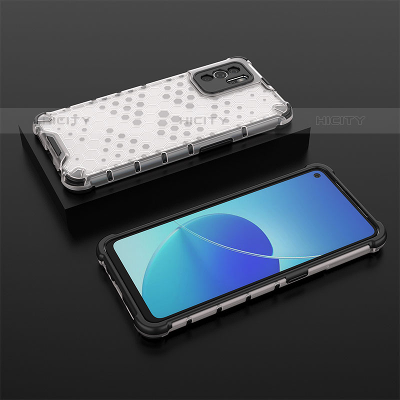 Carcasa Bumper Funda Silicona Transparente 360 Grados AM3 para Oppo Reno6 Z 5G