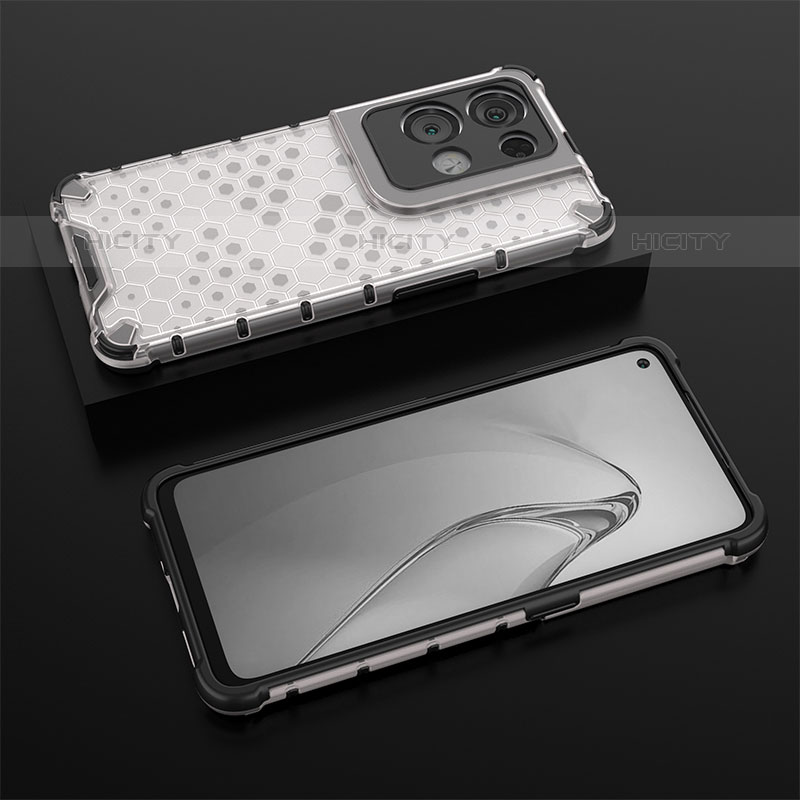 Carcasa Bumper Funda Silicona Transparente 360 Grados AM3 para Oppo Reno8 Pro 5G